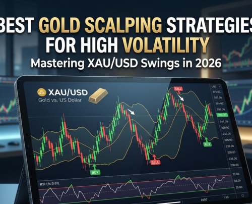 Best gold scalping strategies for high volatility XAUUSD chart 2026